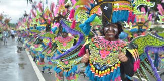 Vikings perform during the Kalibo Ati-Atihan Festival on Jan. 18. The group has bested six other local tribes in this year’s street dancing competition known as “sadsad” in the tribal big category. IAN PAUL CORDERO/PN