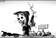 Editorial cartoon for January 21, 2020