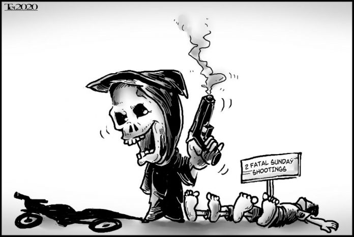 Editorial cartoon for January 21, 2020