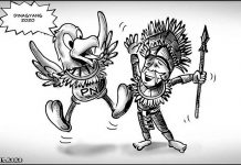 ‘Hala bira! Viva basura?’ Editorial cartoon for January 26, 2020