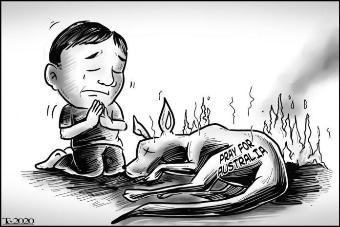 Editorial cartoon for January 8, 2020