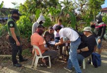 ‘Shabu’ sends Aklan local to jail Antidrug officers inspect the seized items from drug suspect Omar Bacuta during an entrapment operation in Barangay Poblacion, Numancia, Aklan on Jan. 18. PDEA REGION VI-WESTERN VISAYAS