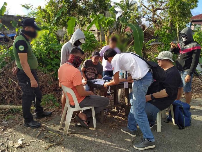 ‘Shabu’ sends Aklan local to jail Antidrug officers inspect the seized items from drug suspect Omar Bacuta during an entrapment operation in Barangay Poblacion, Numancia, Aklan on Jan. 18. PDEA REGION VI-WESTERN VISAYAS
