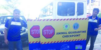 Roads in the towns of Altavas, Nabas and Buruanga have animal quarantine checkpoints in order to safeguard the people of Aklan from being infected of the African Swine Fever. OPV AKLAN