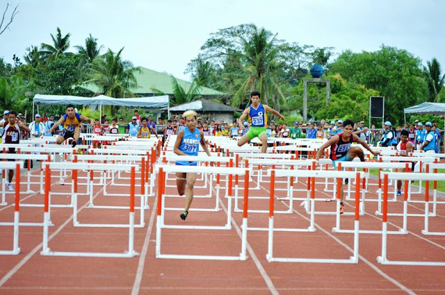 Athletes race to the finish line. This year, the province of Aklan will welcome around 5,000-strong contingents for the annual Western Visayas Regional Athletic Association Meet slated Feb. 15 to 22. WVRAA