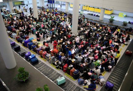 Bureau of Immigration The Bureau of Immigration says the travel ban would take effect immediately and will follow the same procedures as in the previously announced restriction that covered China, and its special administrative regions Hong Kong and Macau.