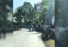 Ceres bus falls on its side; 29 injured An ill-faited Ceres bus bound for Iloilo skidded off while negotiating a steep portion of the road before falling on its side in Barangay Qui-anan, San Joaquin, Iloilo on Saturday, Feb. 15. Photo by Panay Emegency Updates Group