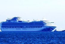 Cruise ship carrying 3,700 quarantined in Japan Cruise ship Diamond Princess is seen anchored off the Yokohama Port, after ten people on the cruise liner have tested positive for coronavirus in Yokohama, Japan. REUTERS