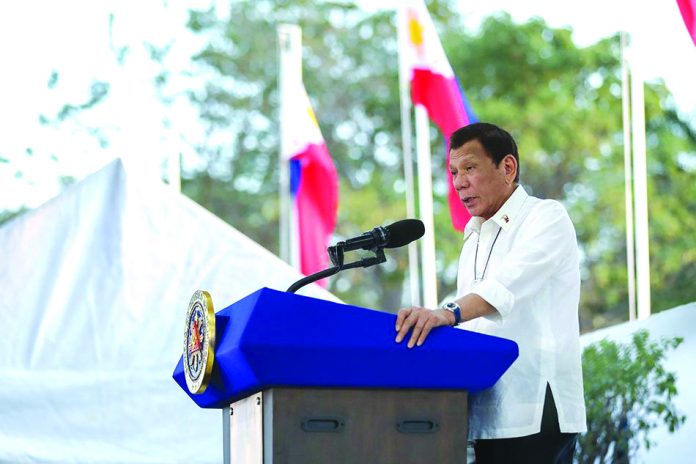 Duterte took a swipe again at human rights advocates for what he believes is a soft stance they're taking on drug criminals during a speech in Sangley Point, Cavite City on Saturday night. PCOO