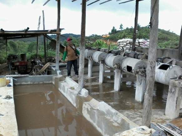 A small scale mining located at Kabankalan, Negros Occidental