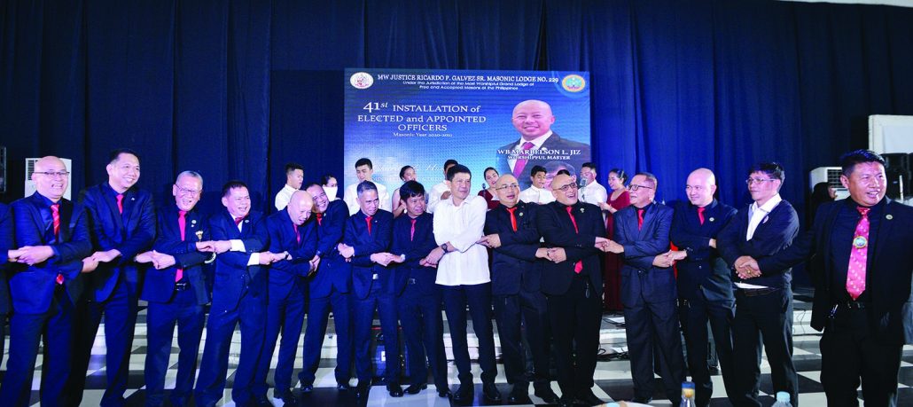 Galvez Lodge 229 members during their fellowship night