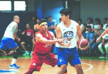 NLEX rips San Miguel in pocket tourney NLEX Road Warriors’ Kris Porter measures the defense of San Miguel Beermen’s Arwind Santos. NLEX PHOTO