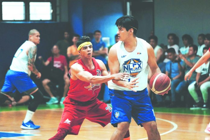Kris Porter NLEX Road Warriors’ Kris Porter measures the defense of San Miguel Beermen’s Arwind Santos. NLEX PHOTO