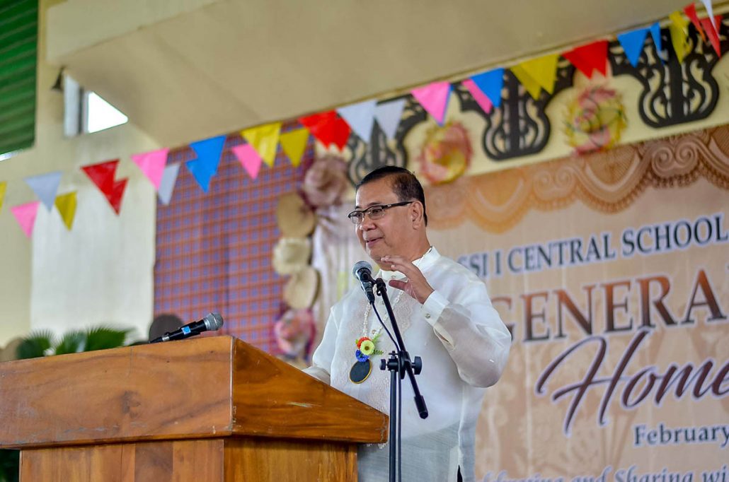 Dr. Jessie M. Gomez, CESO V delivers his message as Keynote Speaker