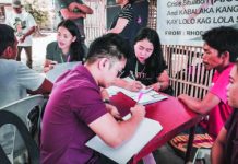 Personnel of the Antique Provincial Social Welfare and Development Office conduct an interview with the boatmen of Mararison Island in order for the to qualify from the financial aid provided by the government. PSWDO ANTIQUE