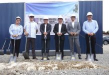 Ford Philippines kicks off construction of 50th dealership facility in the country in Talisay, Cebu Present at the Ford Talisay groundbreaking ceremony are (from left) Talisay City councilor Hon. Marietta Bucao, FAVI corporate planning Mr. Jose Daniel Borromeo, Talisay City vice mayor Hon. Alan Bucao, FAVI general manager Mr. Andre Borromeo, Ford Philippines managing director Mr. PK Umashankar, and Ford Philippines sales director Mr. Jonathan Legaspi.