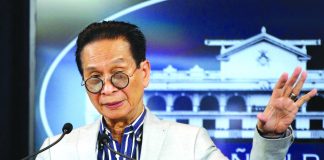 Presidential Spokesperson Salvador Panelo.