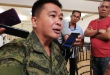 NegOcc Army official dismisses NPA claim on peace fund use Philippine Army 303rd Infantry Brigade commanded Colonel Inocencio Pasaporte dismisses the claims of the New People’s Army’s claims over the use of peace and order fund allocated by the provincial government during Media Night in Talisay City on Feb. 25. He believes that the province is transparent in the use of it. PNA
