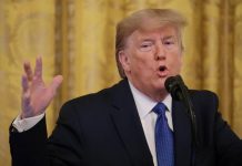 United States (US) President Donald Trump delivers remarks at the White House Summit on Human Trafficking in Washington, US, on Jan. 31. REUTERS/LEAH MILLIS