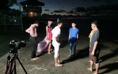 Behind the scenes of the film ‘Bucket List’ directed by Syra Soniega. It is one of the 10 entries in the first-ever Margaha Film Festival in Sagay City, Negros Occidental slated to open on Feb. 17. SAGAY CITY INFORMATION AND TOURISM OFFICE