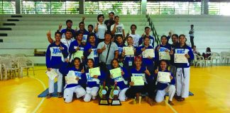 West Visayas State University Taekwondo Team. RICHARD GABAYOYO