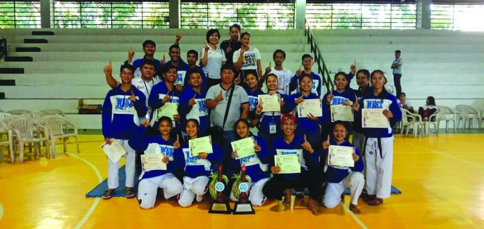 West Visayas State University Taekwondo Team. RICHARD GABAYOYO