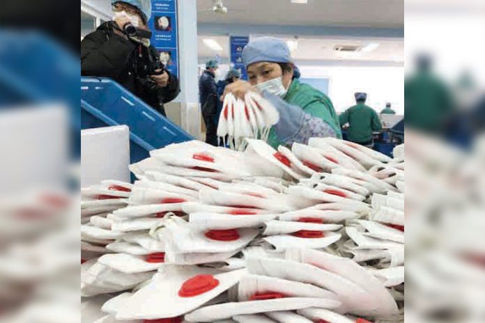 World China Shanghai ramps up face masks production as demands for it increase amid corona virus scare. SOUTH CHINA MORNING