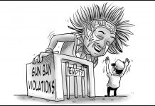 Editorial cartoon for February 1, 2020
