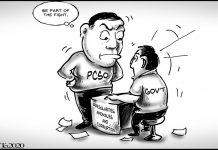 Editorial cartoon for February 20, 2020