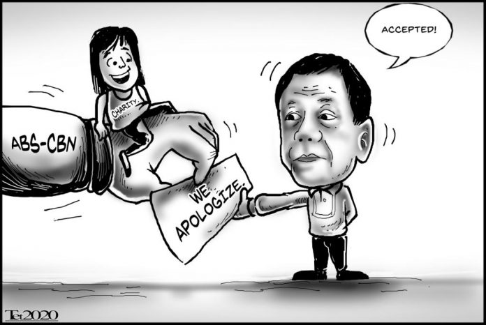 Editorial cartoon for February 29, 2020