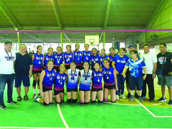 Bacolod Tay Tung High School Thunderbolts Aspirants team. JOSE MONTALBO