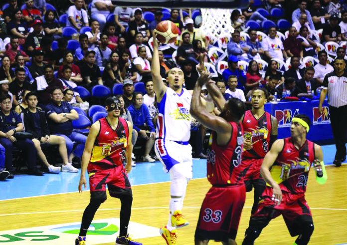 The 2020 PBA Philippine Cup action will likely resume by May at the earliest. PBA PHOTO