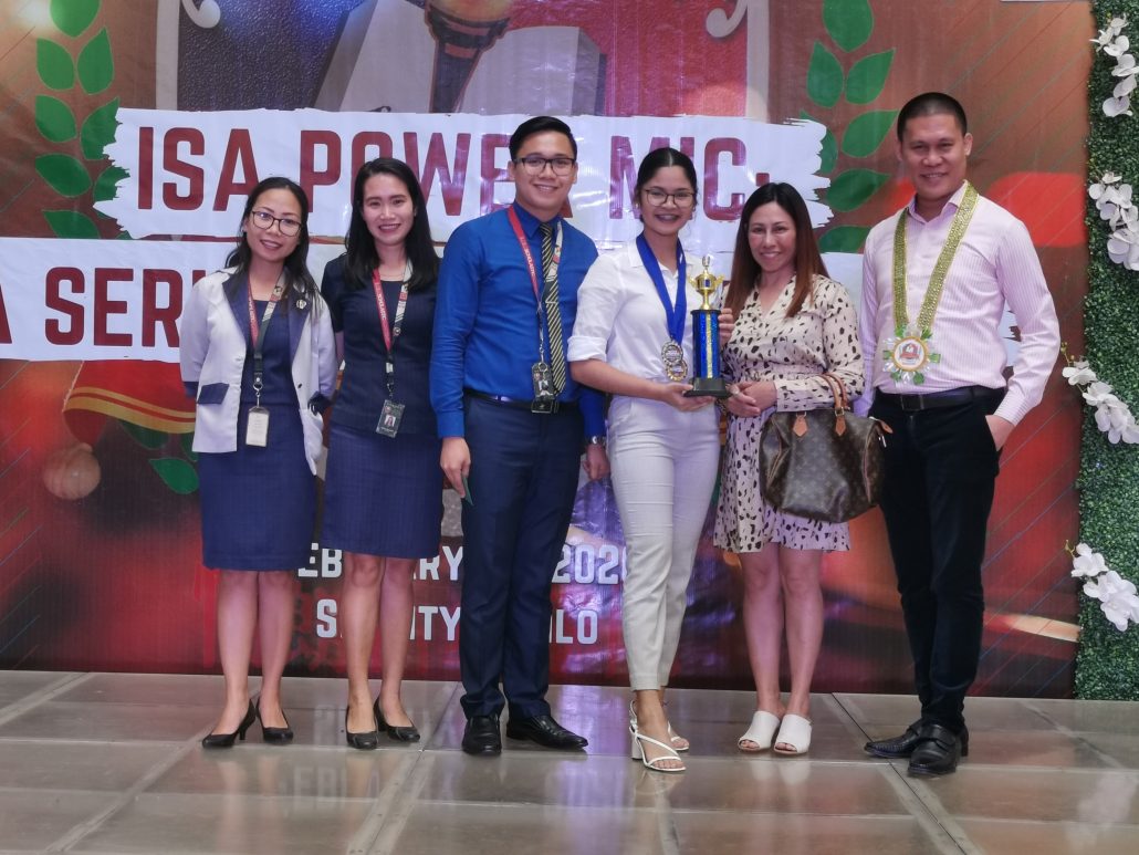 2nd place – Kate Isabelle Artieda on her topic “Let Your Light Shine Out”