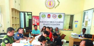 Village officials from five barangays in Kalibo, Aklan attend the checking of the documents of their respective villages by the Philippine Drug Enforcement Agency-Aklan at the DILG office of the province on Feb. 26. Their villages were cleared of illegal drugs on Feb. 27. PDEA REGION 6