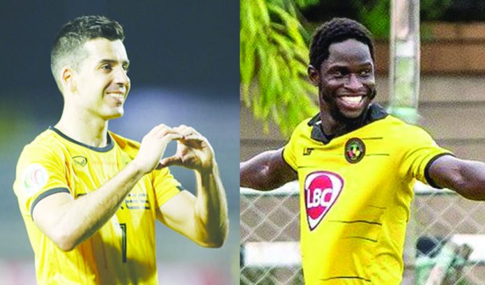 Bienvenido Marañon and Robert Lopez Ceres–Negros Football Club’s Bienvenido Marañon and Robert Lopez Mendy are both veterans of the Philippines Football League. They could soon play for the national team through naturalization. TEMPO.COM/FILE PHOTO