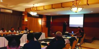 Personnel of the Boracay Inter Agency Task Force conduct a meeting with other government agencies of the province in Boracay Island, Malay, Aklan on March 5. Tackled during the meeting were updates on the accomplishments of the different agencies in the world-class island. PDEA REGION VI-WESTERN VISAYAS