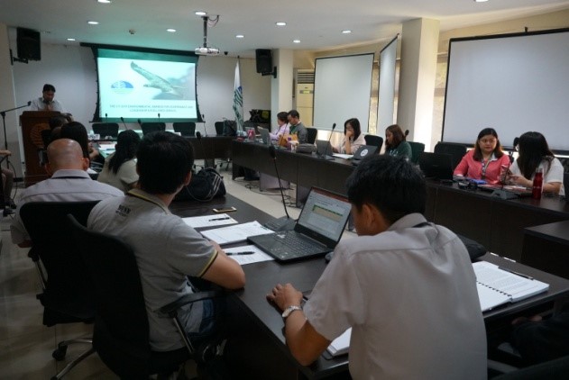 DENR-6 welcomes EAGLE Assessment Team 1 Department of Environment and Natural Resources- 6 assistant regional director for technical services Livino Duran welcomes the PAsT Team for EAGLE Phase 1 to the regional office. Photo courtesy of DENR 6