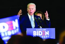 Democratic presidential candidate Joe Biden notched up startling early wins over leftist rival Bernie Sanders on Super Tuesday. AFP
