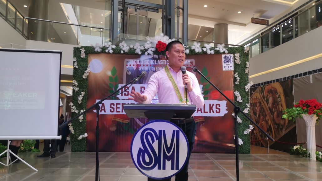 Dr. Nestor Paul M. Pingil gives his Keynote Speech