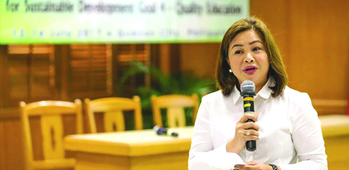 Education undersecretary Annalyn Sevilla Education undersecretary Annalyn Sevilla. FILE PHOTO