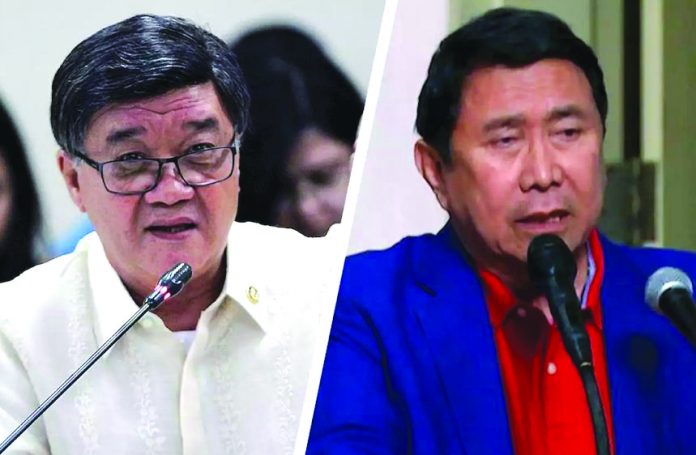 Former Justice Secretary Vitaliano Aguirre II Former Justice Secretary Vitaliano Aguirre II was allegedly a protector of the syndicate linked to the pastillas scheme at the Bureau of Immigration, according to media practitioner Ramon Tulfo Jr. ABS-CBN NEWS