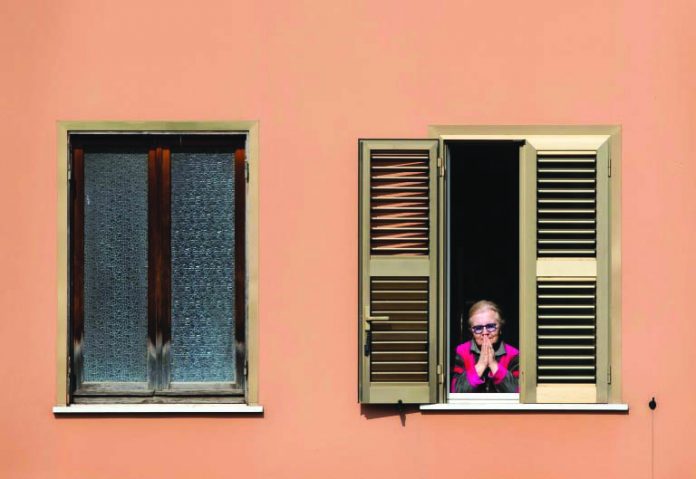 Italy's ‘very long’ lockdown Catholics had to celebrate Mass from home, as part of the lockdown measures. AFP