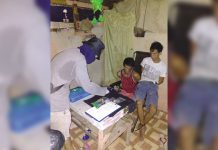 Siblings fall in buy-bust An antidrug officer inspect items seized from brothers Jan Mark and Raymart Dela Cruz, who were nabbed in a buy-bust operation in their residence in Barangay 2, Bacolod City on March 20. POLICE STATION 2/BCPO