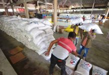 625 quarantine-hit businesses seek help At the Jaro district gymnasium, personnel of the Iloilo City Government prepare these sacks of rice donated by the private sector for repacking and distribution to residents economically displaced by the enhanced community quarantine being observed to stop the spread of the coronavirus disease 2019. IAN PAUL CORDERO/PN