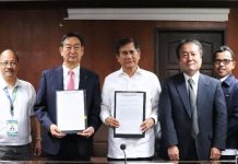 MMPC – DENR to start second phase of plantation convergence project From center left: MMPC president and CEO, Mutsuhiro Oshikiri; DENR secretary Roy Cimatu; MMPC senior vice president for Corporate Division, Yasuki Maruyama and other key officers of DENR and MMPC during the MOA Signing at the DENR Central Office.