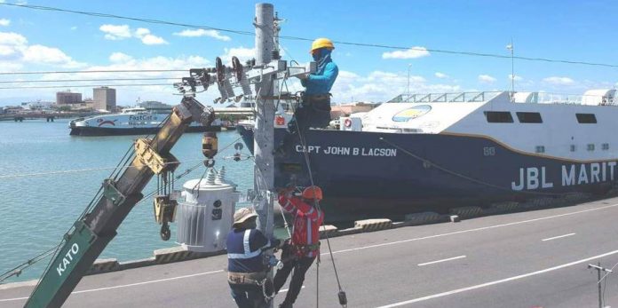MORE Power Ship Capt. John B. Lacson will temporarily house frontliners battling the coronavirus disease 2019 in Iloilo City. MORE Electric and Power Corp. has completed energizing it. Among the facilities installed by MORE Power included an electric post, three 75 kVA transformers, a primary line, a service line, and an electric meter.