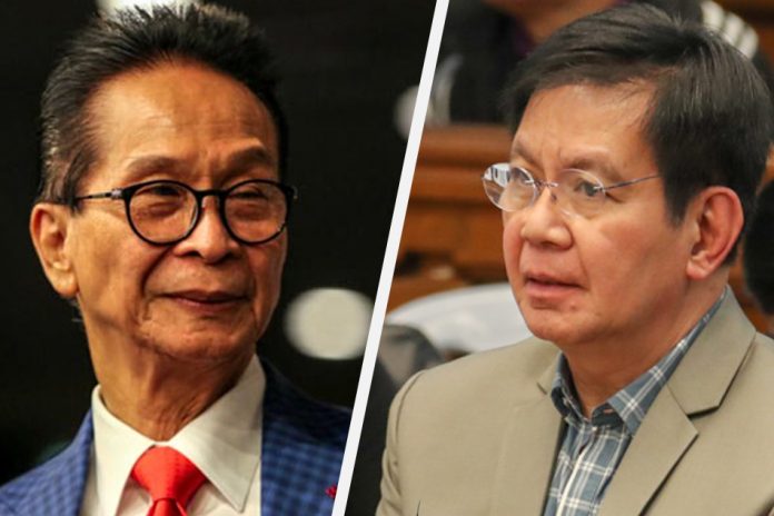 Panelo, Lacson Presidential Spokesperson Salvador Panelo says all members of the Cabinet support President Rodrigo Duterte's foreign policy, contrary to the claim of Sen. Panfilo Lacson. ABS-CBN NEWS