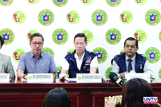 DOH Health authorities on Saturday raised Code Red as it confirmed another case of the coronavirus disease 2019 in the wife of a patient earlier diagnosed with the infection, bringing the total number of cases in the country to six. UNTV