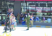 Kalibo, Malay towns nab 91 curfew violators Personnel of the Malay municipal police station assist in transporting stranded Russian tourists going to the Cagban Jetty Port in Boracay Island, Malay, Aklan on March 30. The Russians will be brought to the Kalibo International Airport and will eventually be sent back to their country with the help of the Russian Embassy. MALAY PS MASALIGAN
