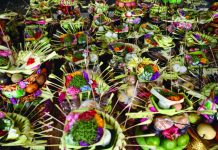 Virus fears hits Bali’s ‘Day of Silence’ Prayer offerings for Bali's 'Day of Silence', an annual celebration that encourages introspection. AFP